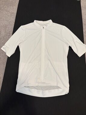 Ykywbike White Men's Short-Sleeve Cycling Jersey